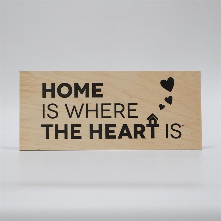 Treviso Design træskilt - Home is