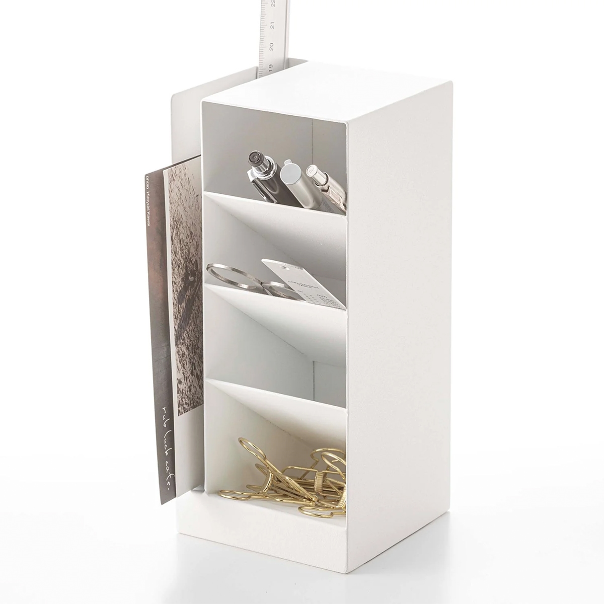 Yamazaki Desk Organizer - Hvid