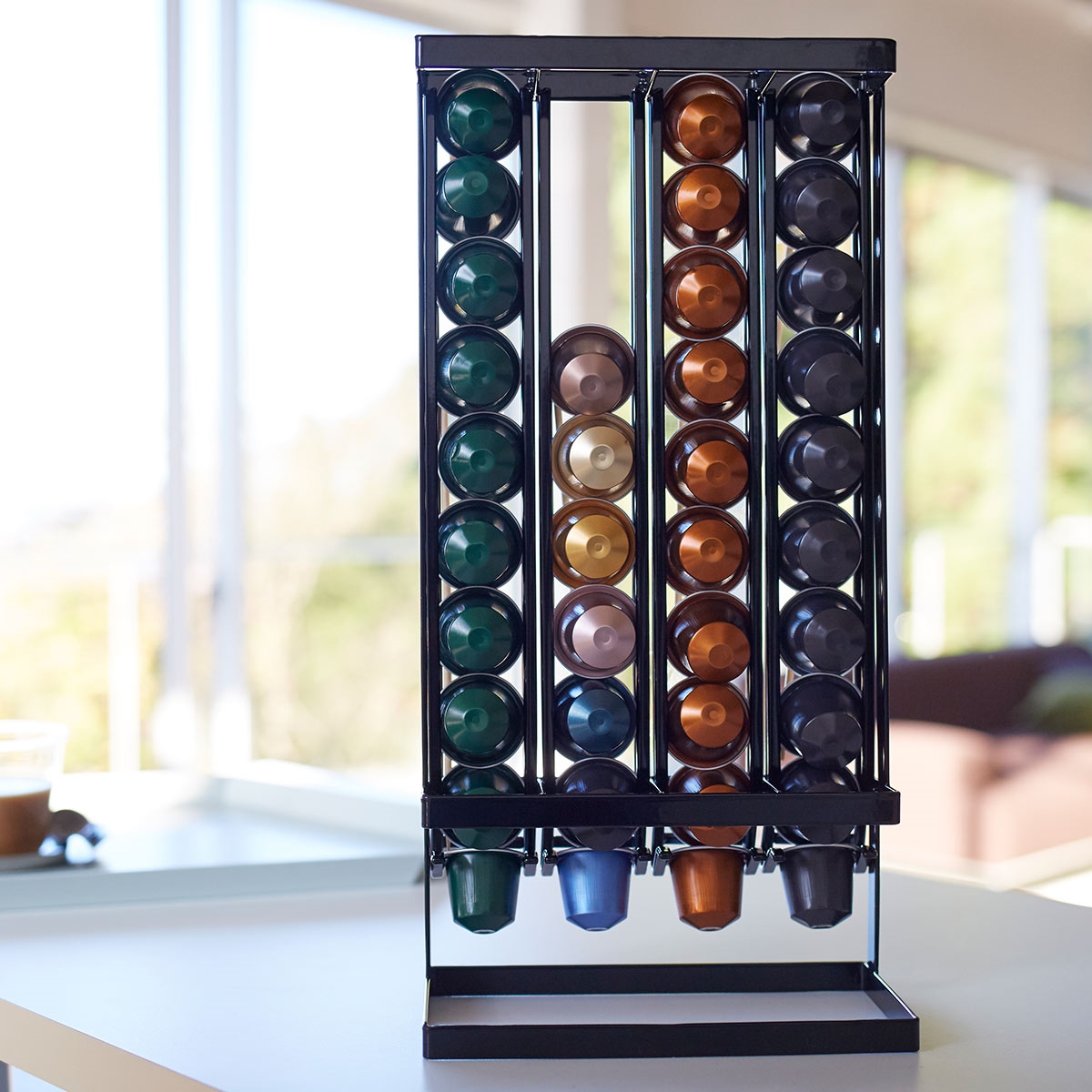 Yamazaki stativ til nespresso kaffekapsler - Sort